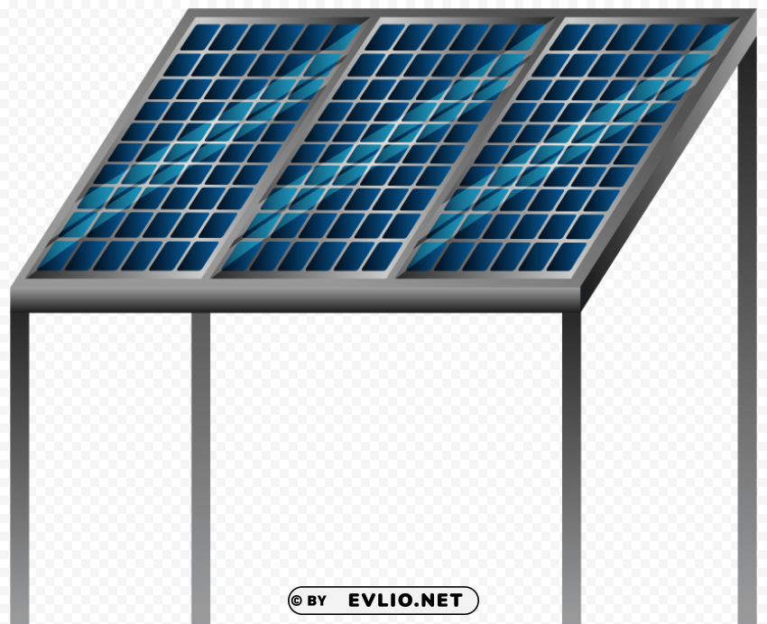 solar panel PNG Graphic with Clear Isolation