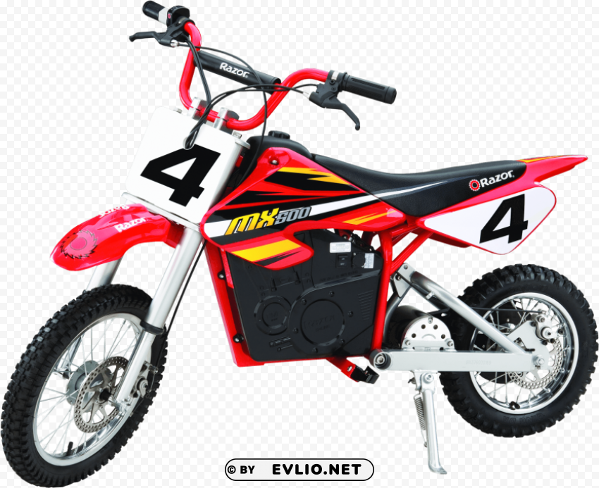 electric dirt bikes Clean Background Isolated PNG Art