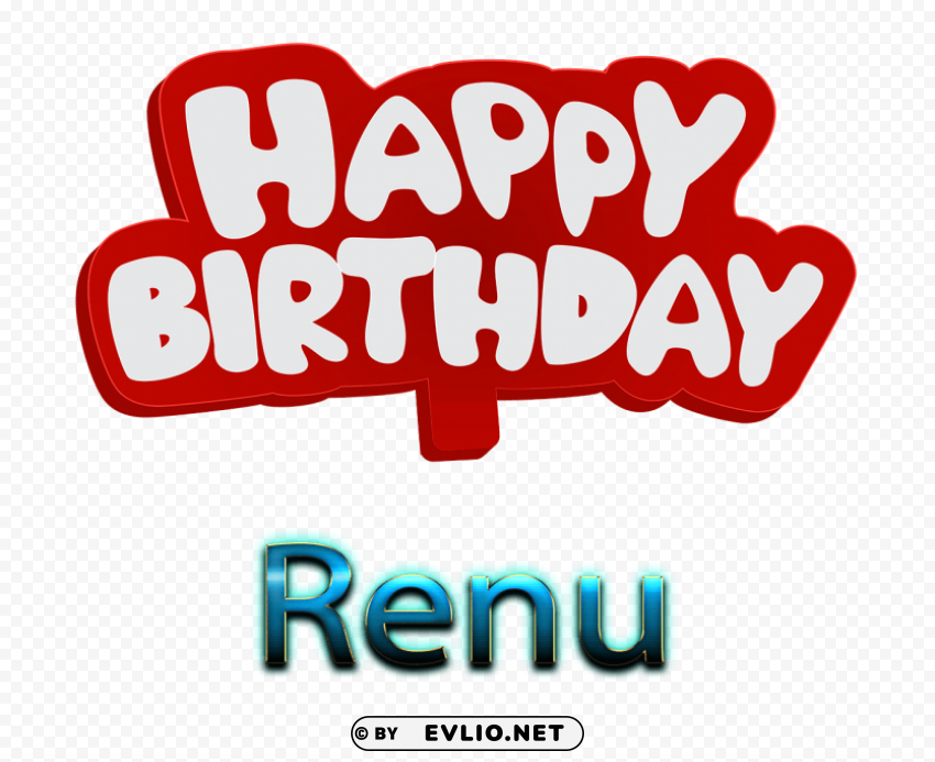renu 3d letter name High-resolution transparent PNG files