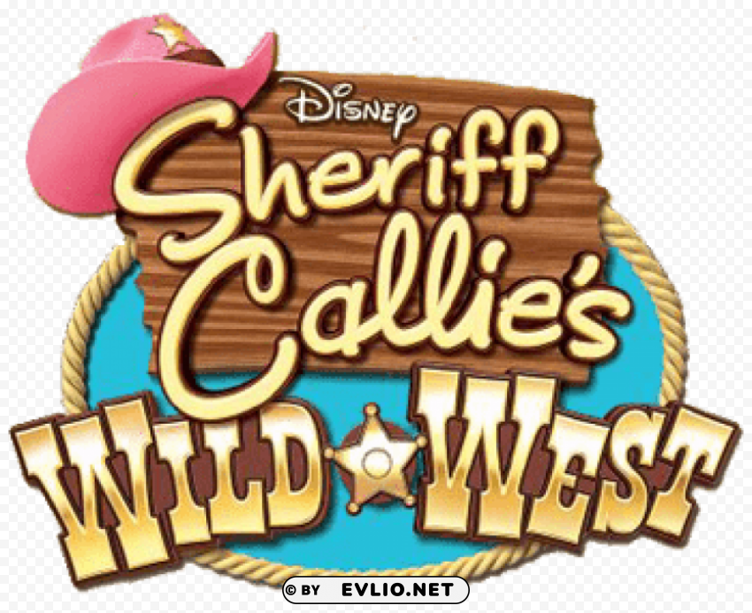sheriff callie's wild west logo PNG Image Isolated with Transparent Detail