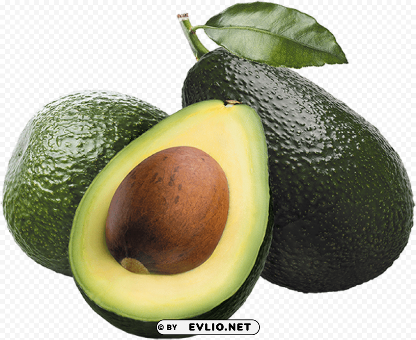 avocado Isolated Object in Transparent PNG Format