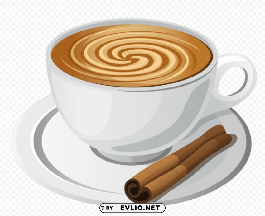 coffee with cinnamon PNG files with no backdrop required