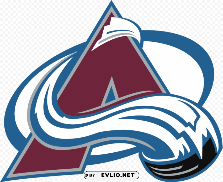 colorado avalanche logo nhl Transparent PNG Illustration with Isolation