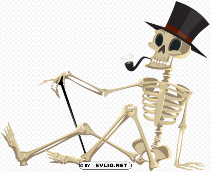 halloween skeleton ClearCut Background PNG Isolated Subject