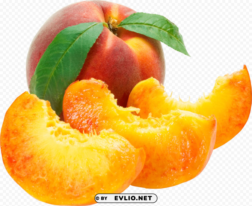 peach cut PNG images with clear alpha channel