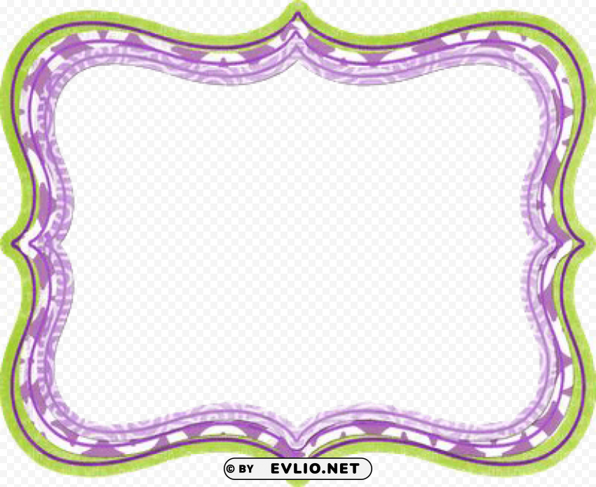 purple border frame pic PNG Image Isolated with Transparent Clarity