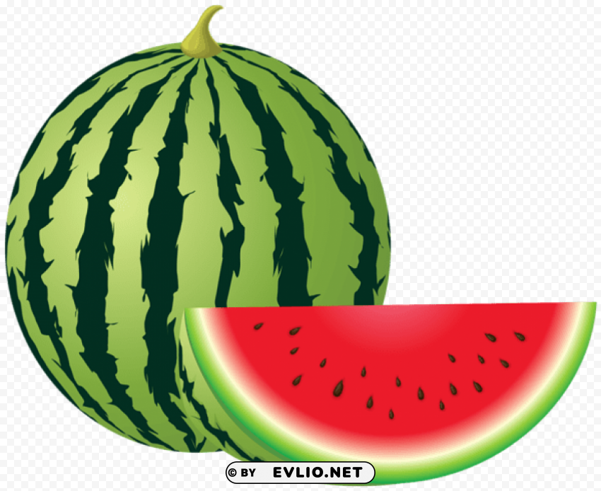 watermelon Isolated Icon with Clear Background PNG