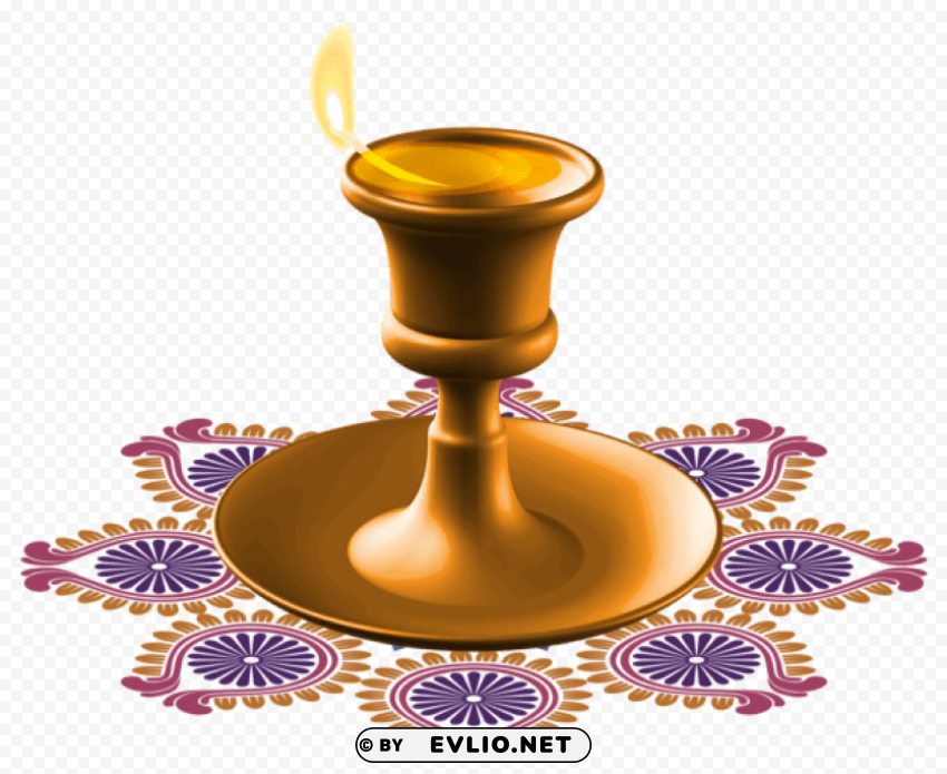 happy diwali candle PNG files with no background wide assortment