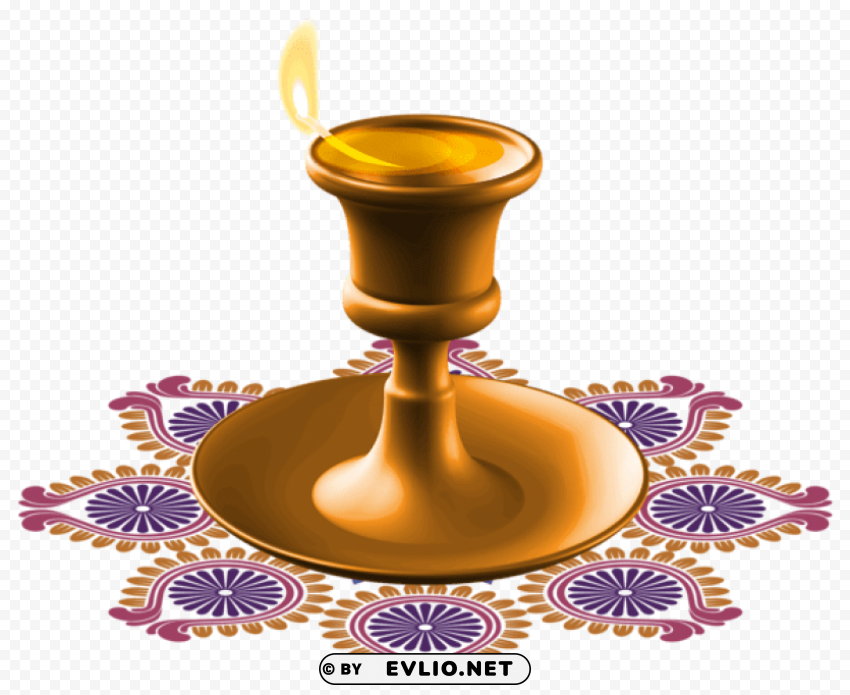 Happy Diwali Candle PNG Files With No Background Wide Assortment