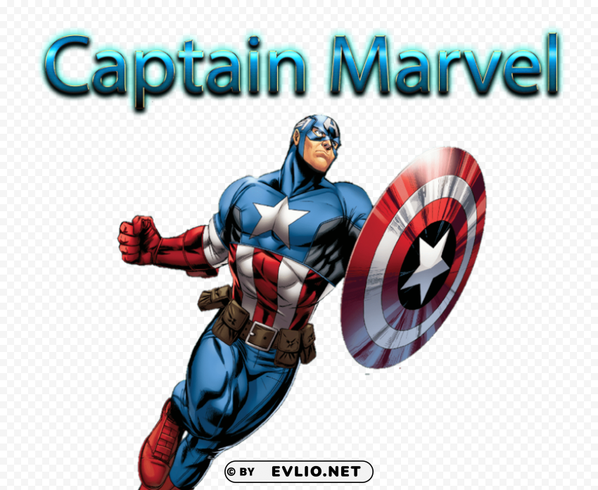 captain marvel free pictures PNG Image with Clear Background Isolation