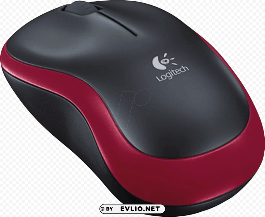 Logitech M 185 Wireless Mouse Usb Cordless Notebook Transparent PNG Isolated Item