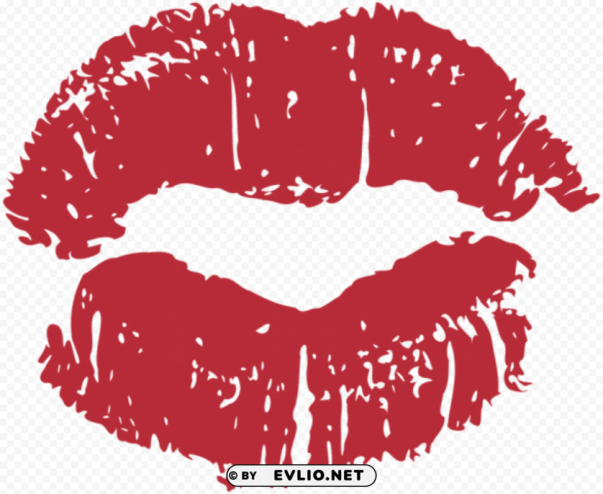 red kiss transparent PNG files with clear background variety