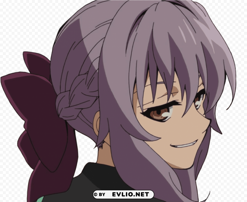 owari no seraph shinoa smug Transparent PNG images bulk package PNG transparent with Clear Background ID a388f0bb