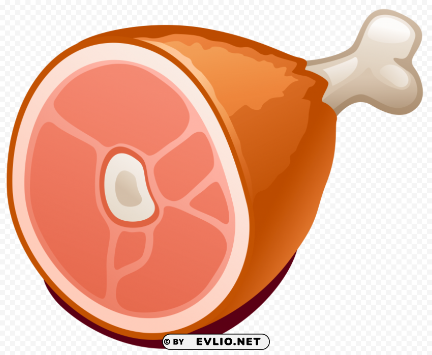 ham PNG Image Isolated on Clear Backdrop