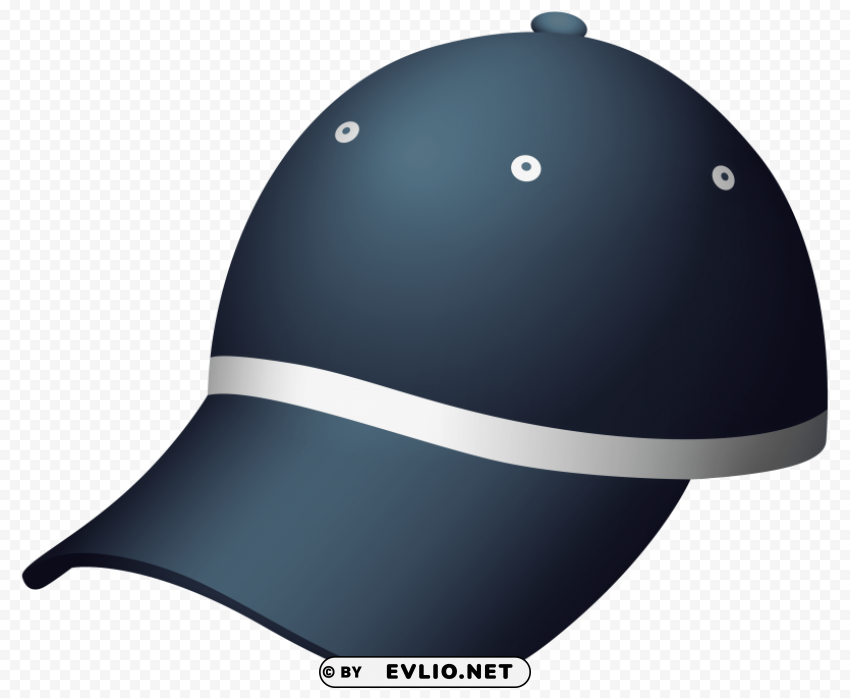 navy blue cap Isolated Object with Transparency in PNG clipart png photo - 1d3d820d