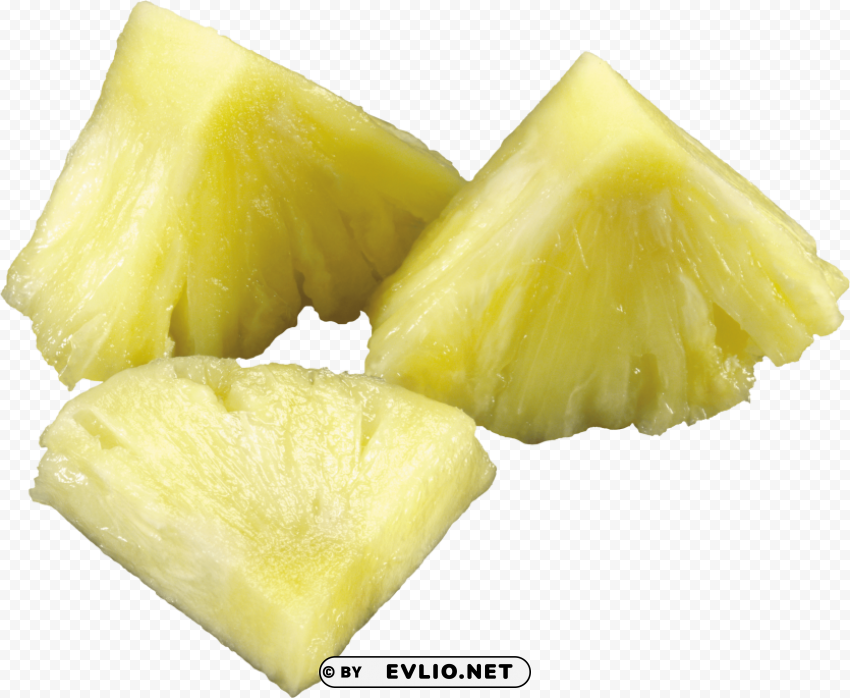 pinapple slices PNG transparent pictures for projects
