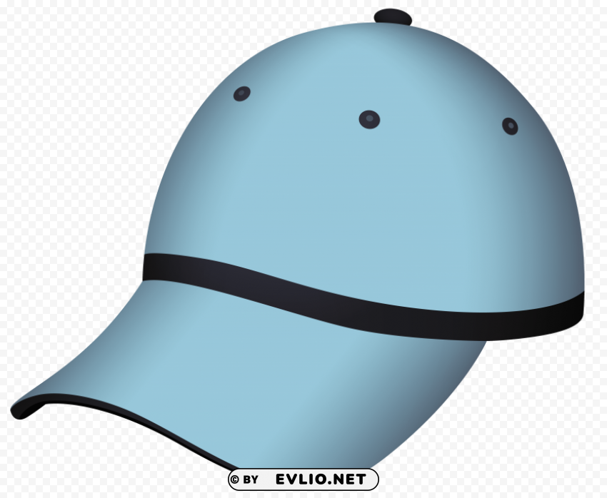 Sky Blue Cap PNG Clear Background