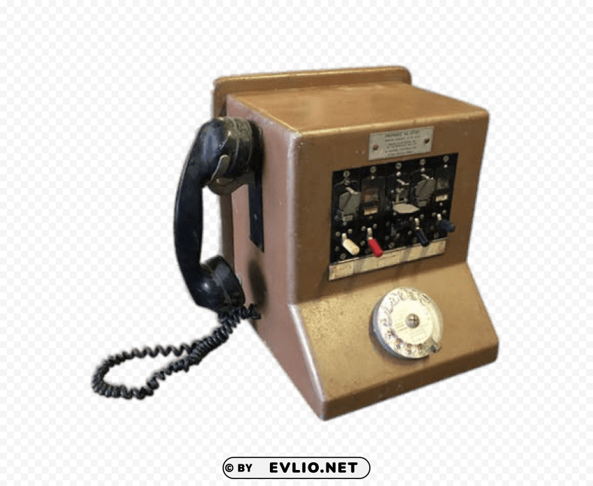telephone switchboard of the 1950's PNG artwork with transparency