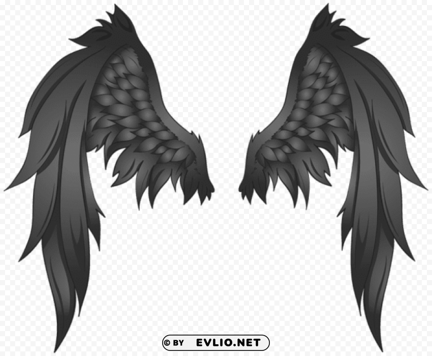 black wings Clear PNG pictures broad bulk clipart png photo - d3526fc4