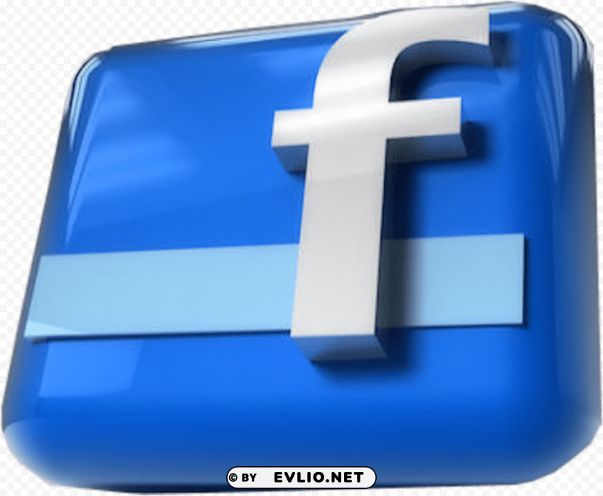 facebook logo 3d PNG images with no background essential