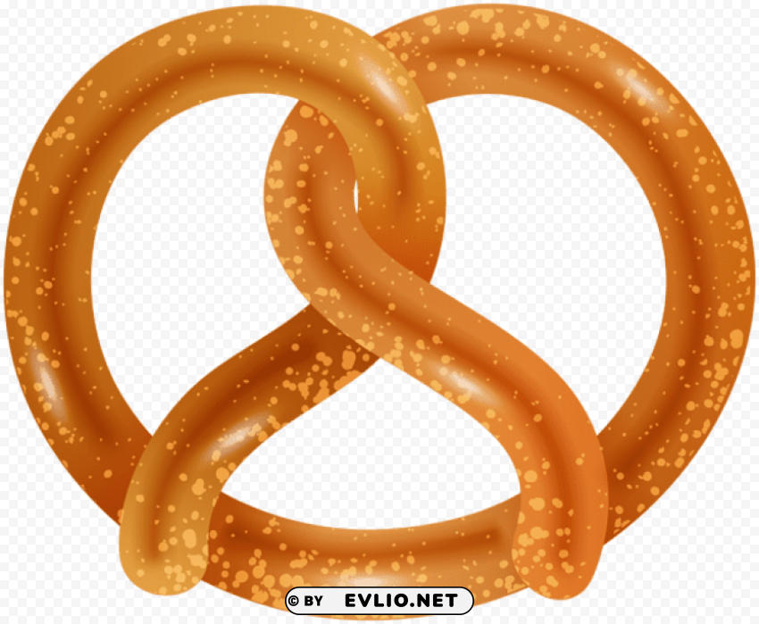 German Pretzel Isolated Design Element In PNG Format