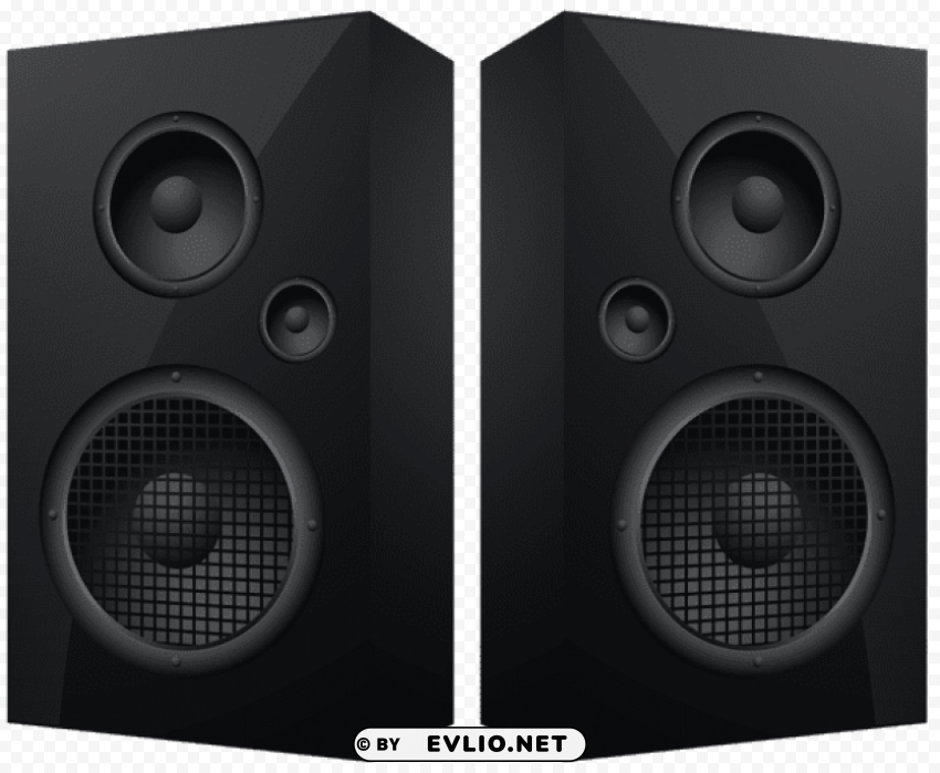speakers black PNG pictures with no backdrop needed