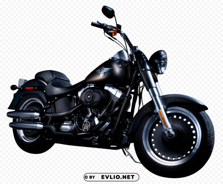 Black Color Harley Davidson Motorcycle Bike Free download PNG images with alpha transparency