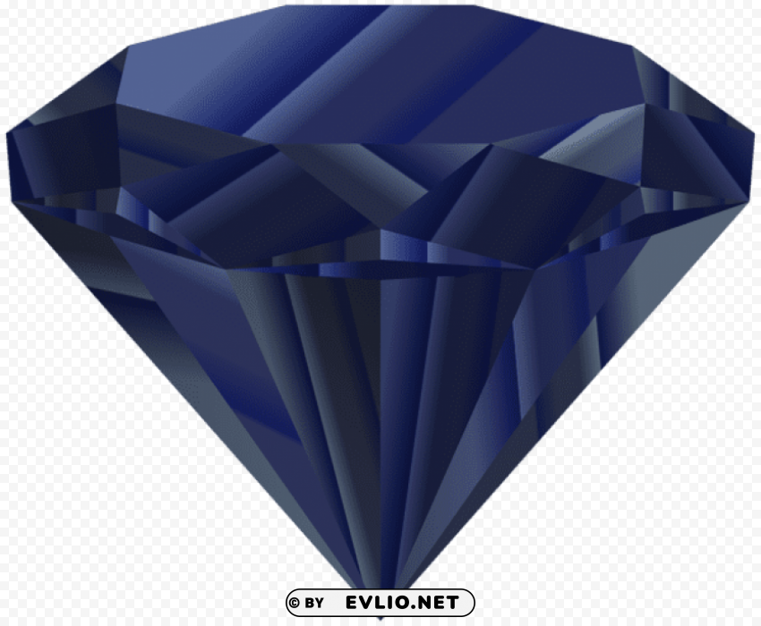 dark blue diamond Clear Background Isolated PNG Illustration clipart png photo - 5cd54ec5