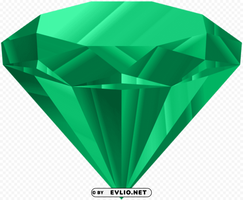 green diamond Clear Background PNG Isolated Graphic clipart png photo - cab82bb6