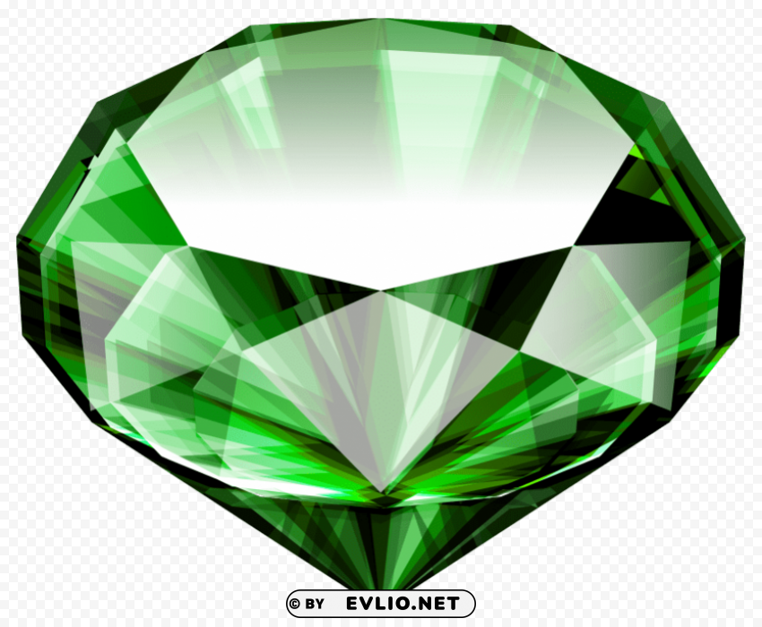 large emerald Transparent PNG pictures for editing