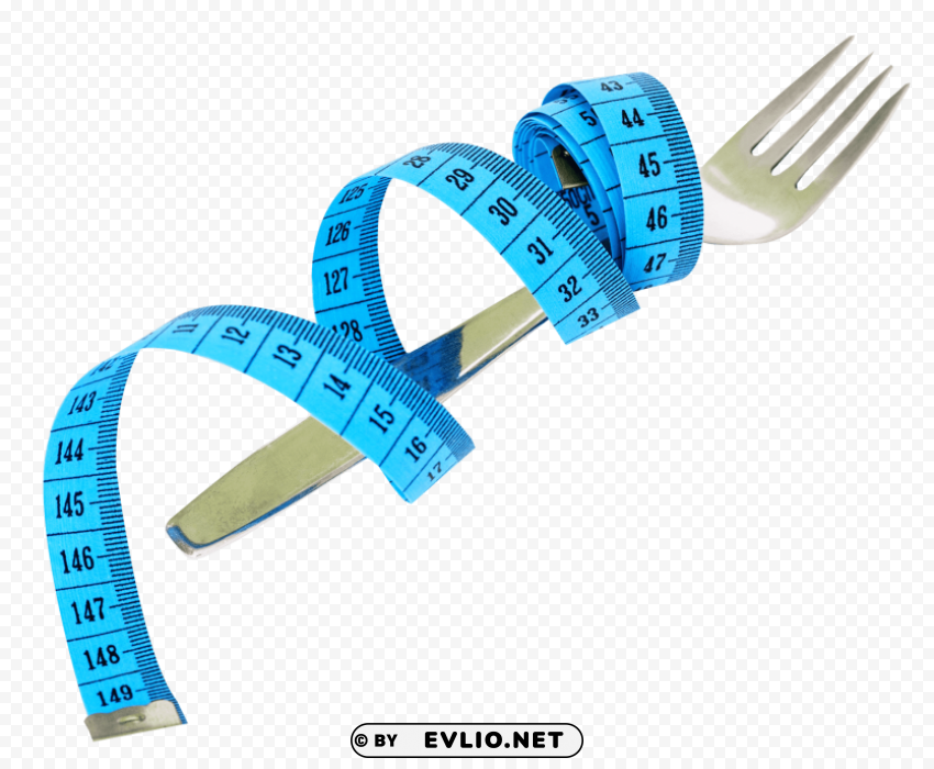 measuring tape and fork Transparent PNG images collection