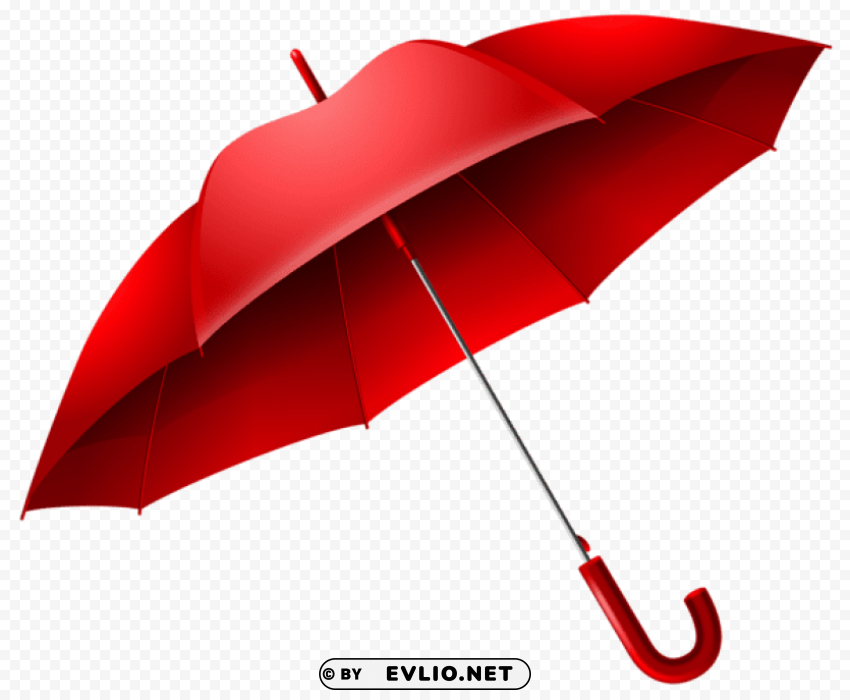red umbrella Transparent Background PNG Isolated Element