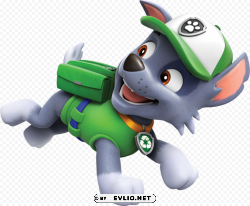 Rocky The Mixed Breed paw patrol Isolated Graphic on HighQuality Transparent PNG