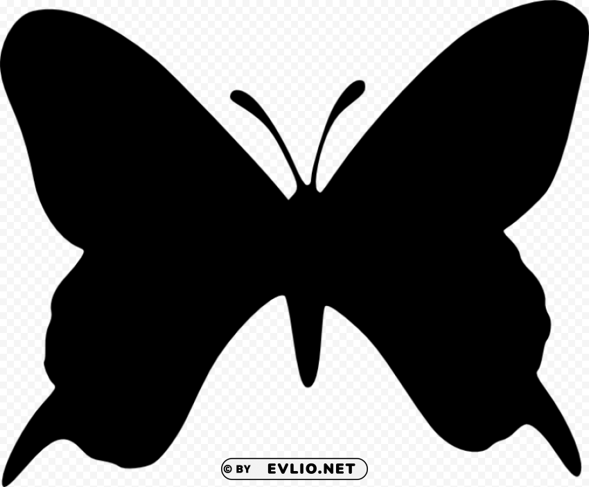 butterfly silhouette Free PNG images with alpha channel variety