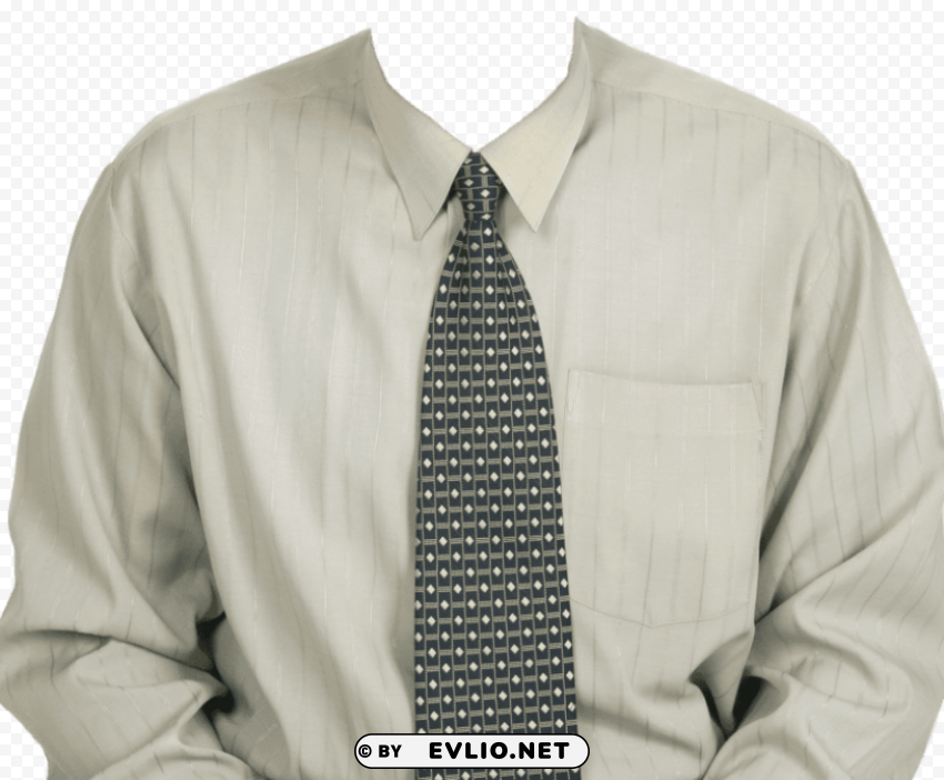 full length dress shirt with tie PNG pics with alpha channel png - Free PNG Images ID 829082f1
