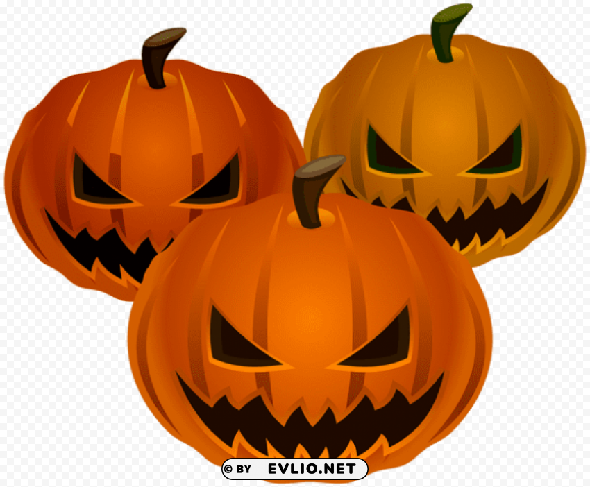 halloween pumpkins Isolated Item with HighResolution Transparent PNG