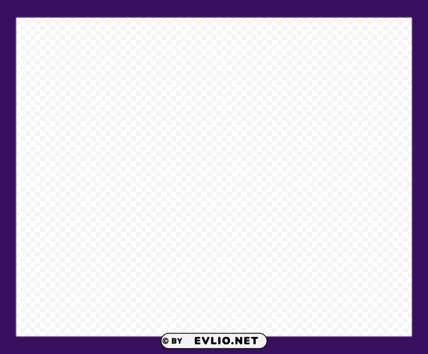 purple border frame PNG Image Isolated with Clear Background