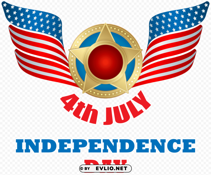 4th Of July Transparent PNG Isolated Graphic Design