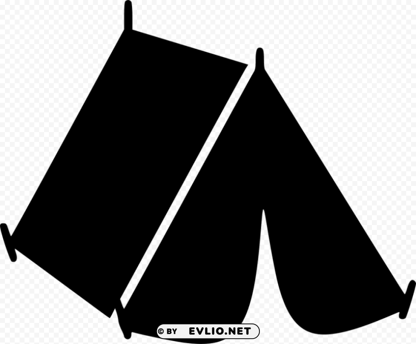 black tent PNG graphics with alpha channel pack