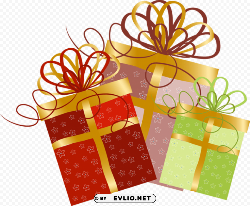 gifts Isolated Item with Transparent Background PNG