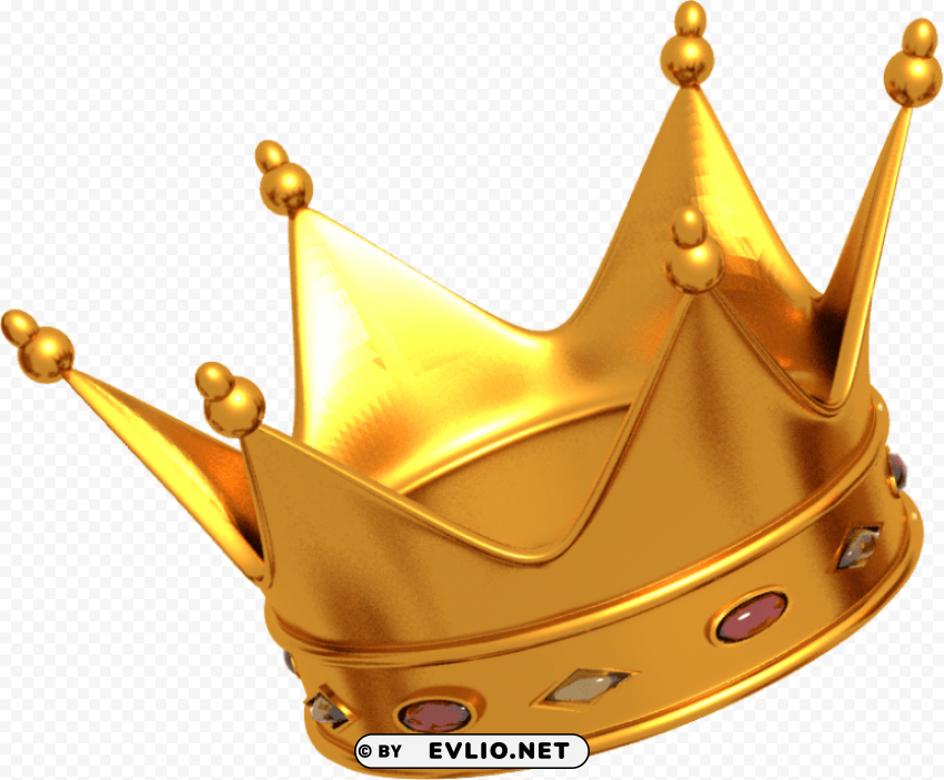 gold crown PNG high resolution free