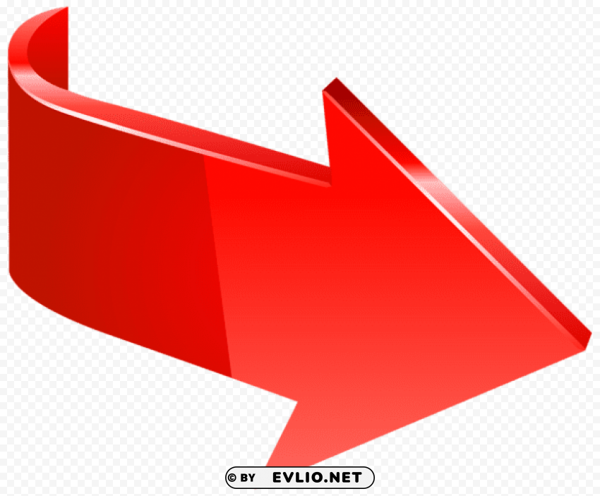red arrow right Isolated Item on Transparent PNG