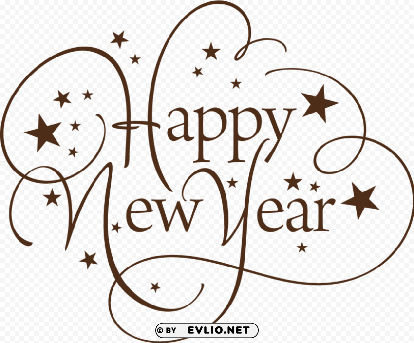 Happy New Year PNG File With No Watermark