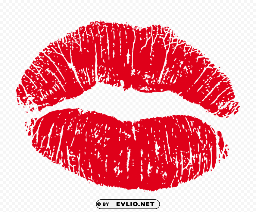 lips kiss Clear Background PNG Isolated Graphic
