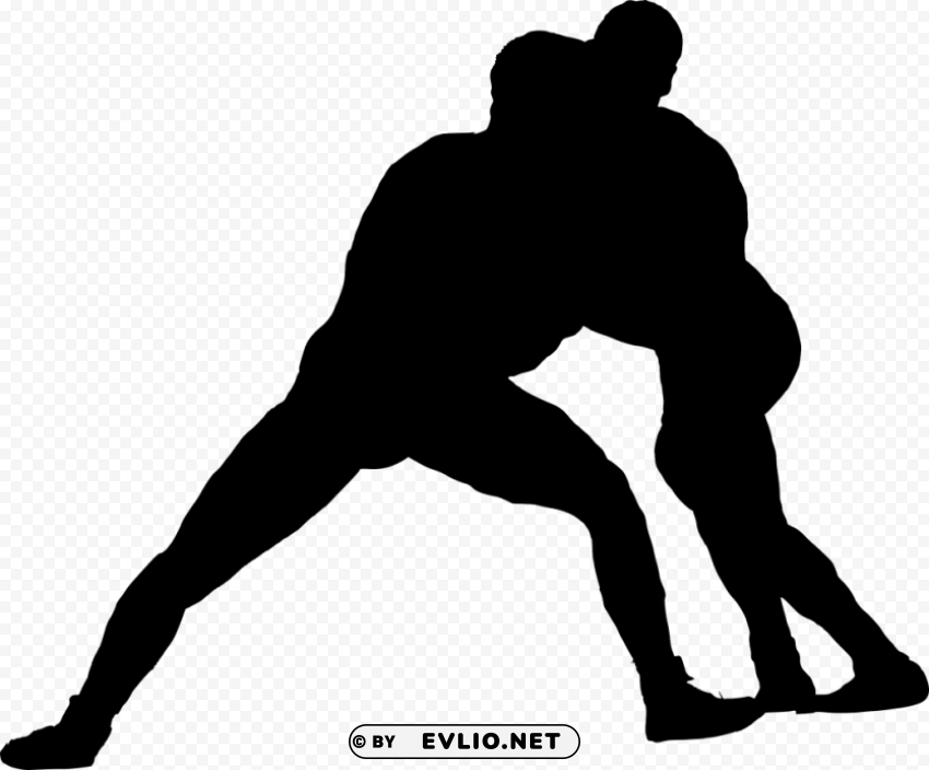 sport wrestling silhouette PNG pictures with no backdrop needed