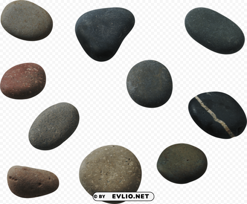 Stones and rocks PNG with clear transparency