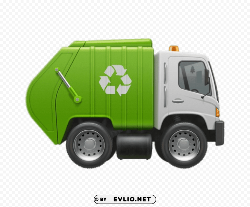 tiny garbage truck PNG transparent backgrounds