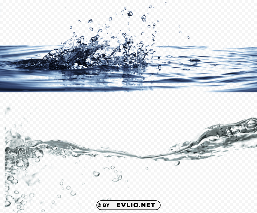 Water PNG Isolated Object With Clear Transparency