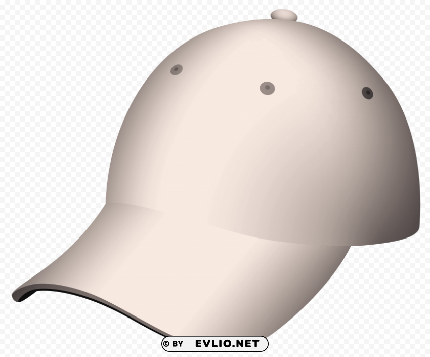 beige cap Isolated Item on Transparent PNG Format