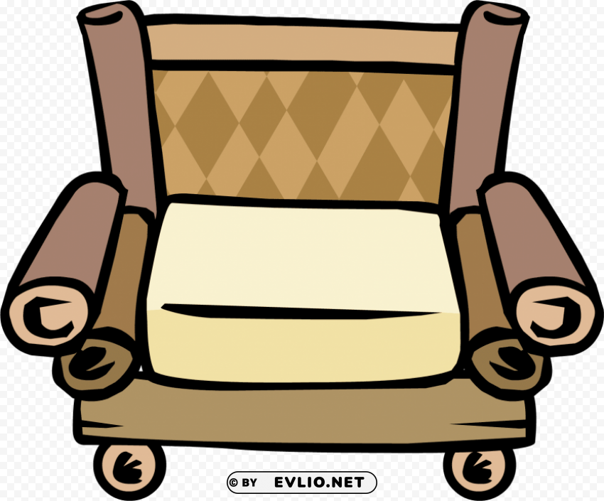 furniture club penguin chair Clear Background PNG Isolated Design PNG transparent with Clear Background ID 7c9b7dcb